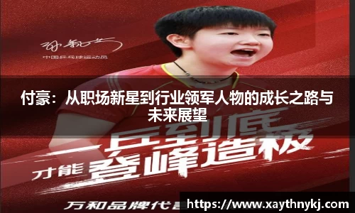 付豪：从职场新星到行业领军人物的成长之路与未来展望